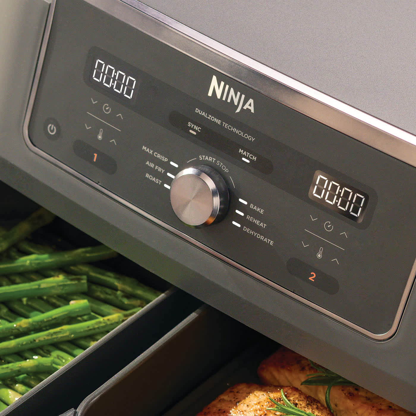 Ninja Dual Zone Air Fryer 9.5L, 6-in-1 | DZ400UK